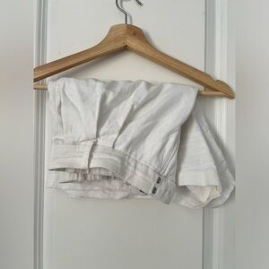 Abercrombie & Fitch Sloane tailored linen-blend shorts